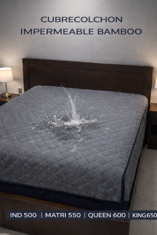 Cubrecolchon impermeable bambú King size