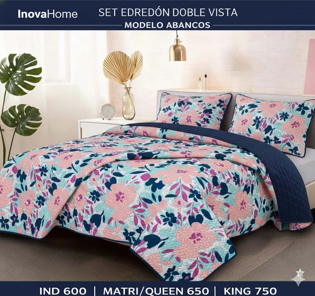 SET EDREDON LIGERO DOBLE VISTA INDIVIDUAL