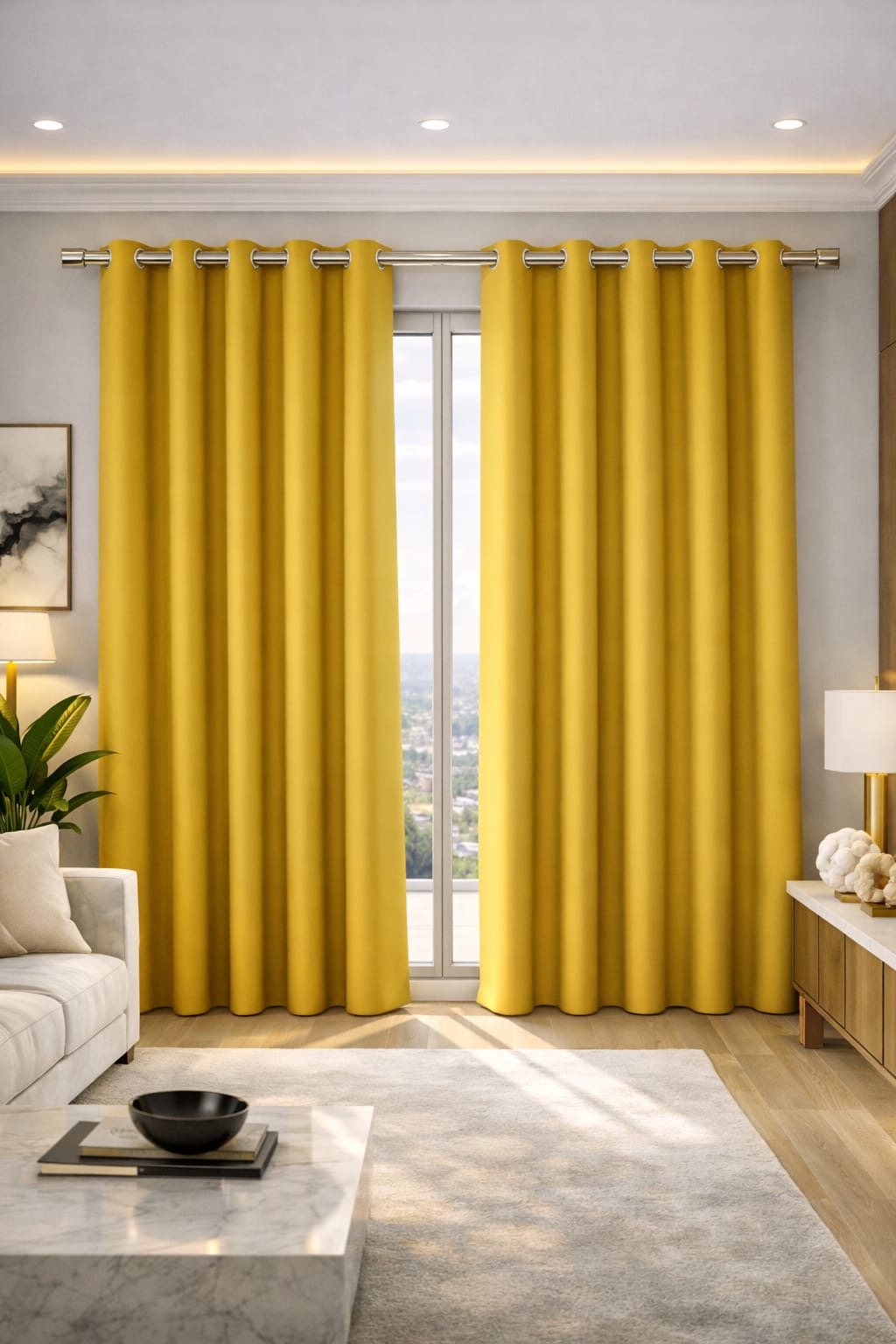 Cortinas black out aros de acero inoxidable