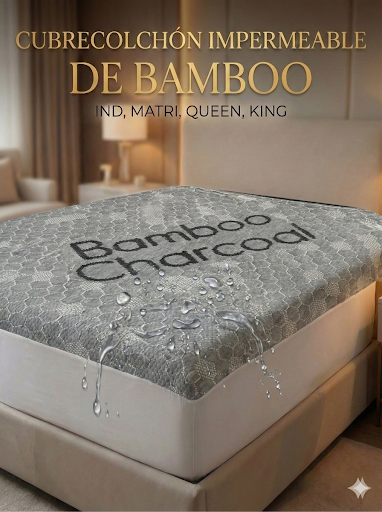 Cubrecolchon impermeable bambú King size