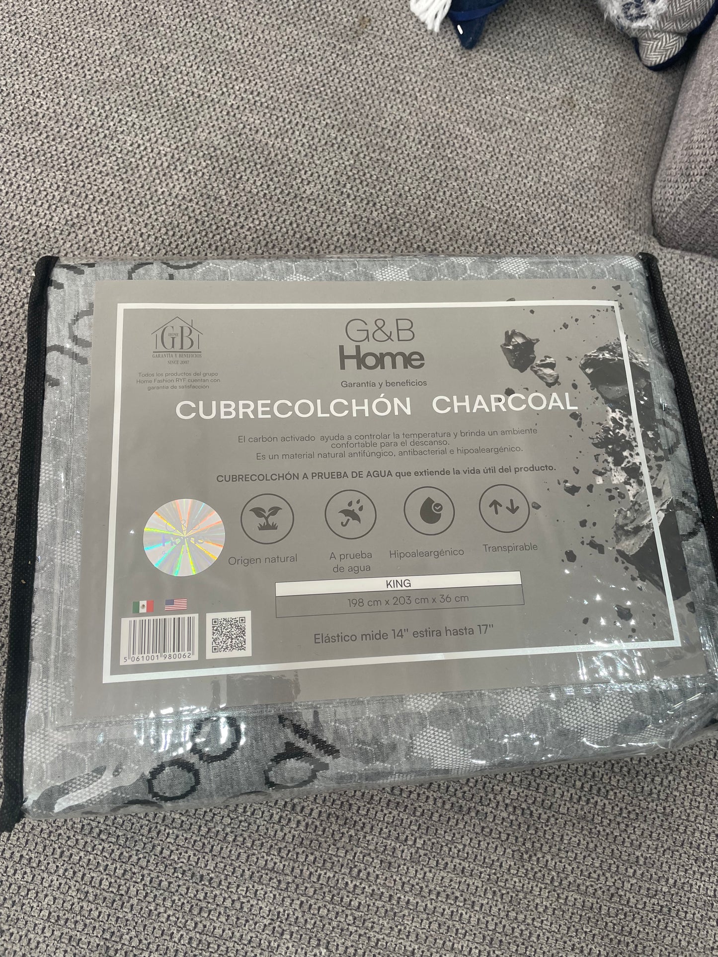 Cubrecolchon impermeable bambú King size